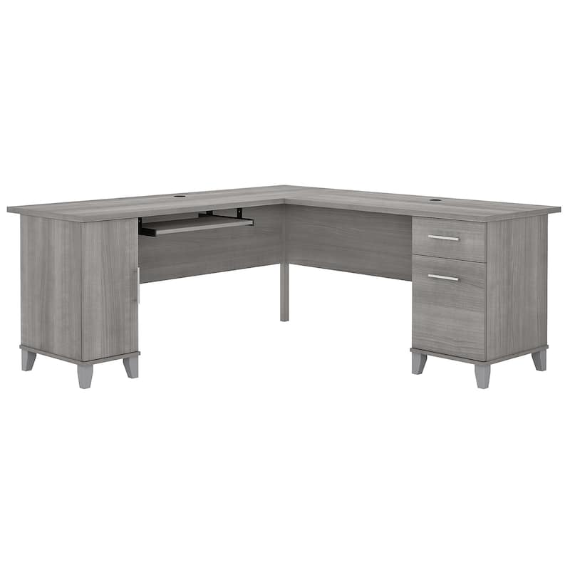 Somerset 72W L Shaped Desk with Storage by Bush Furniture