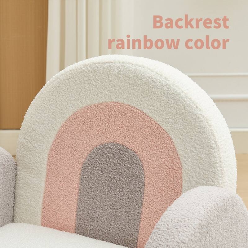 Toddler Chair with Rainbow Design