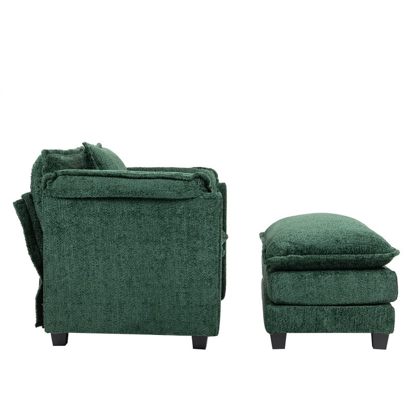39.76" Single Sofa Chair, Ottoman