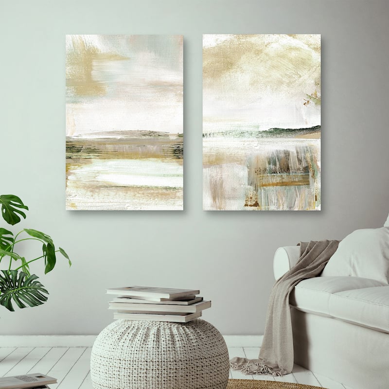 Summer Haze I, Summer Haze II by Judith Shapiro Canvas Art Prints