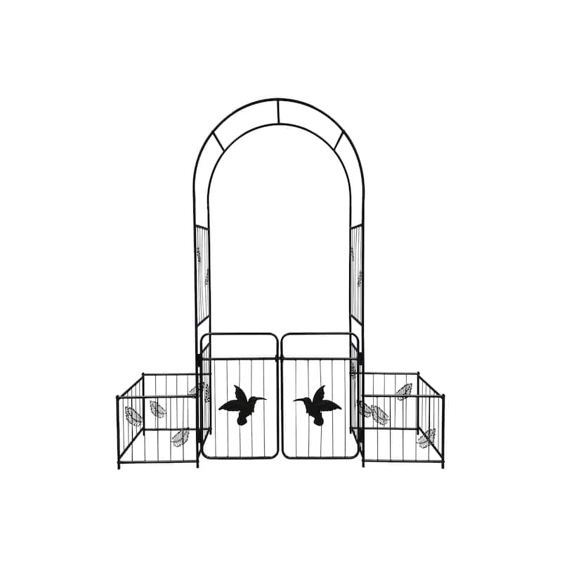 Metal Arch Garden Arbor Trellis