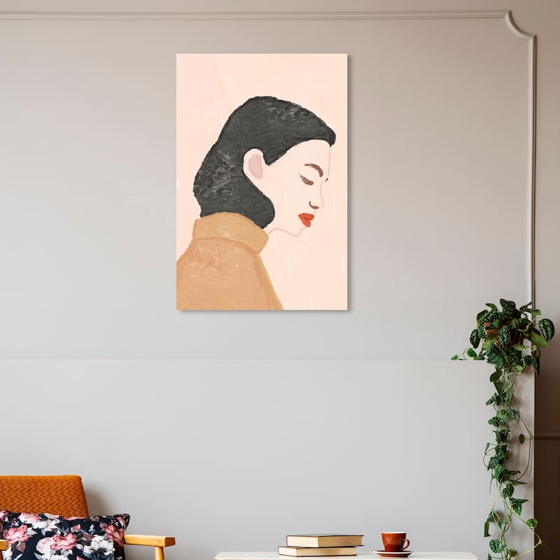 Wynwood Studio Canvas Fashion and Glam Calm Please Brown and Light Brown Modern & Contemporary Wall Art Canvas Print - 30 x 20