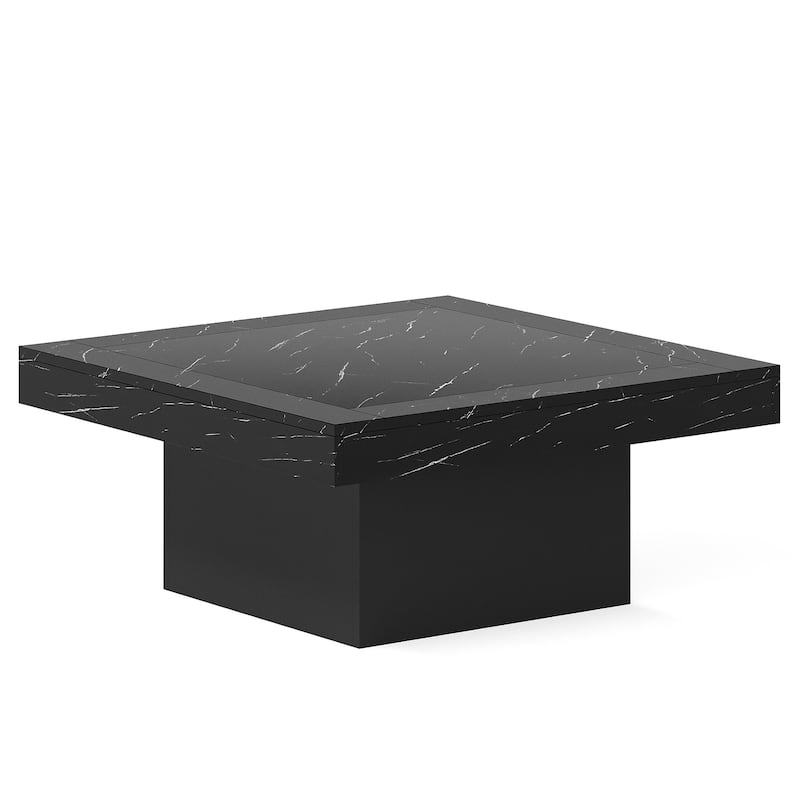 35.43'' Square LED Coffee Center Table for Living Room