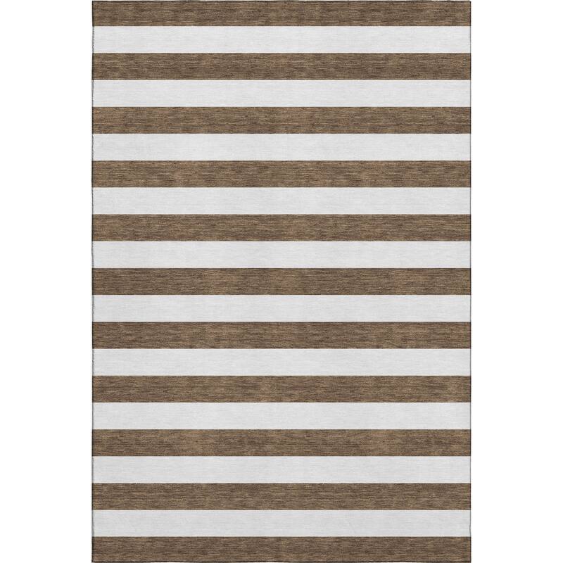 Premium Washable Super Soft Cabana Stripe Mayfield Rug