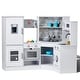 preview thumbnail 8 of 54, Kids Kitchen Playset Play Kitchen for Kids Corner Wooden Play Kitchen Toddler - Play Food