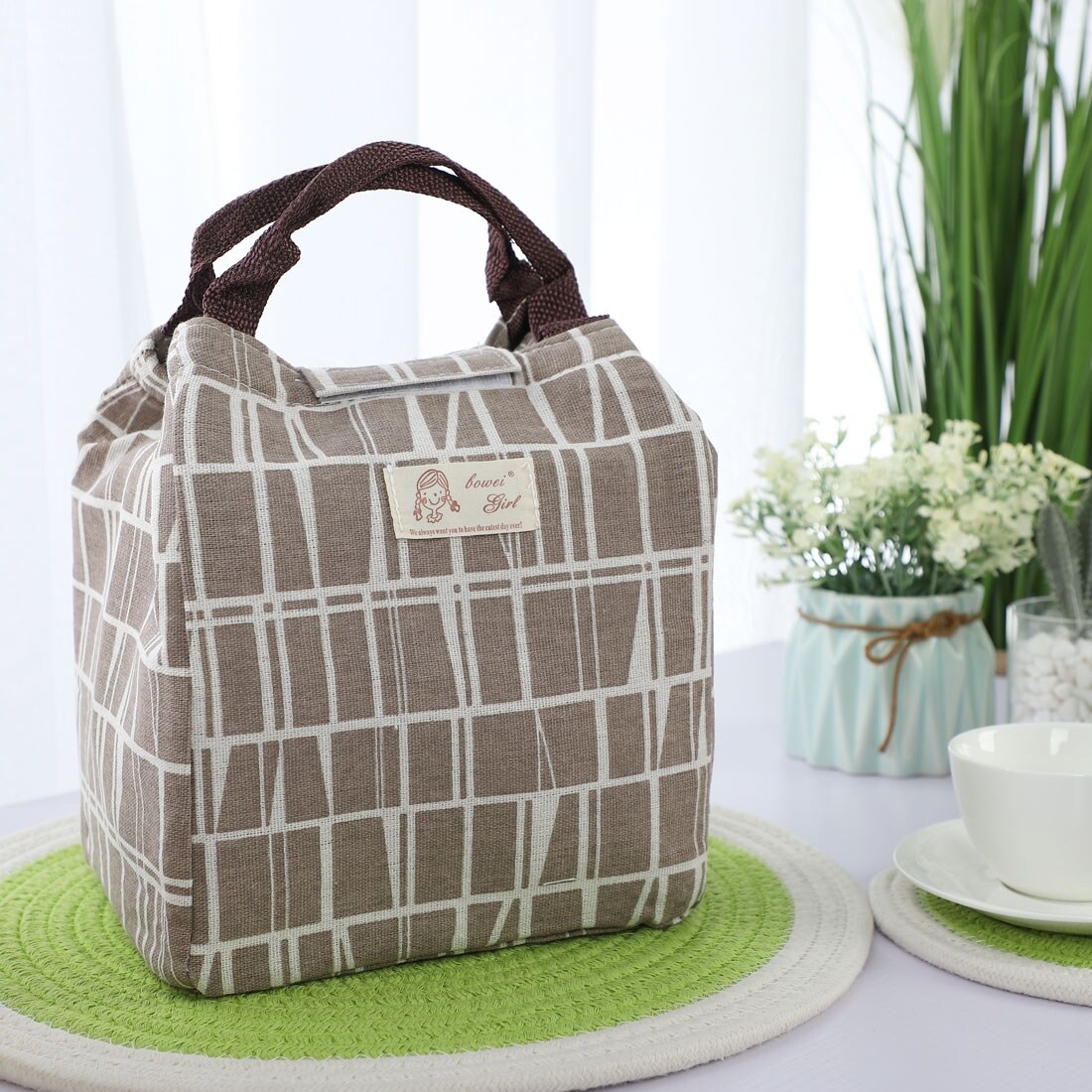 bowei girl lunch bag