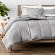 preview thumbnail 48 of 92, Bare Home Hypoallergenic Down Alternative Comforter Set California King - Light Grey