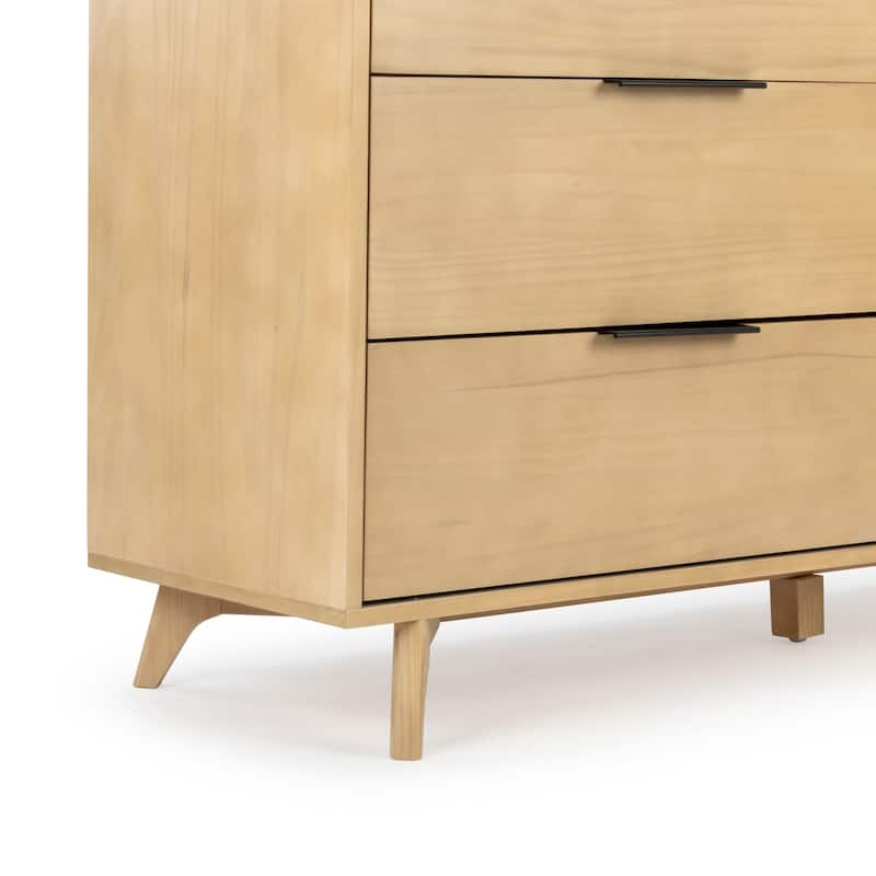 Plank and Beam Haven 6-Drawer Dresser with Drawer Pull Handles