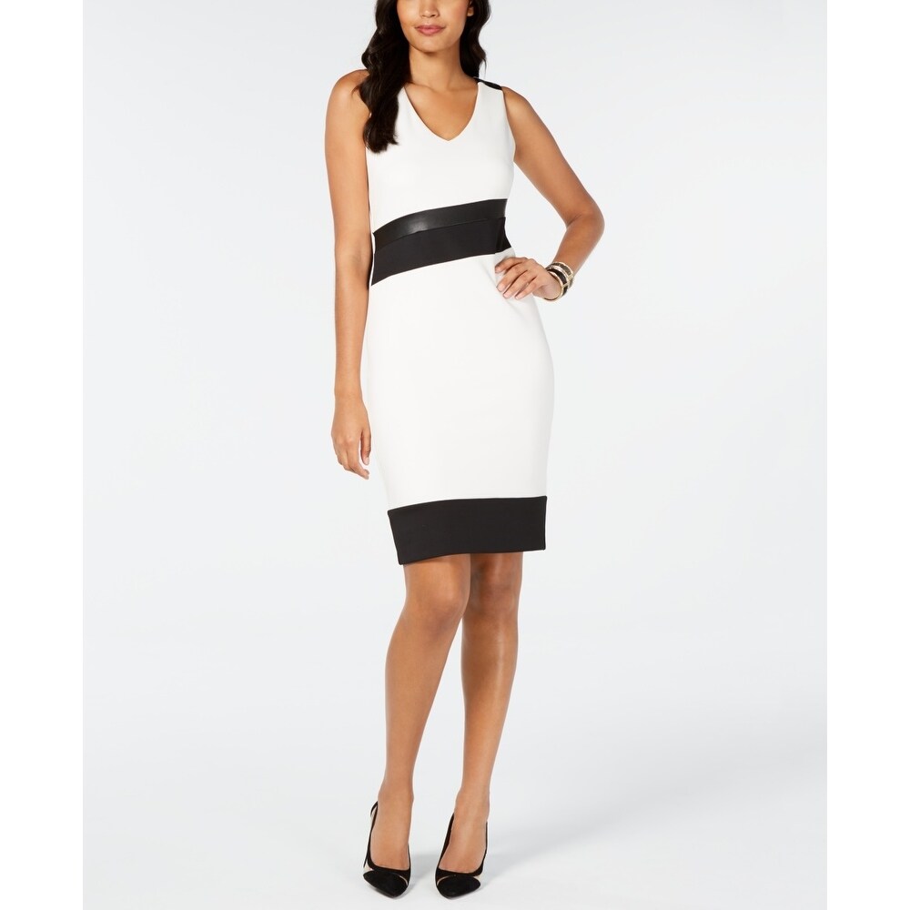 slim fit dress slacks Black Button Up Faux Leather Trim Dress – Giddy Up Glamour Boutique main image 0