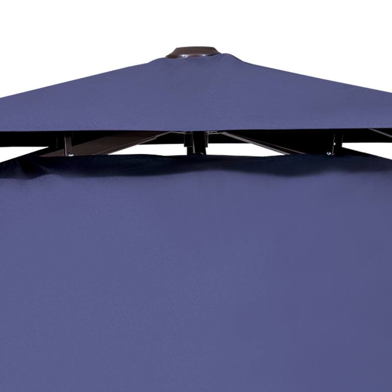 VredHom 9 FT x 12 FT Outdoor Patio Dual Top Cantilever Umbrella