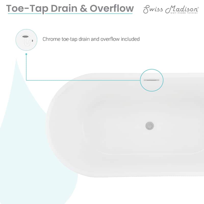 Claire 60" Freestanding Bathtub
