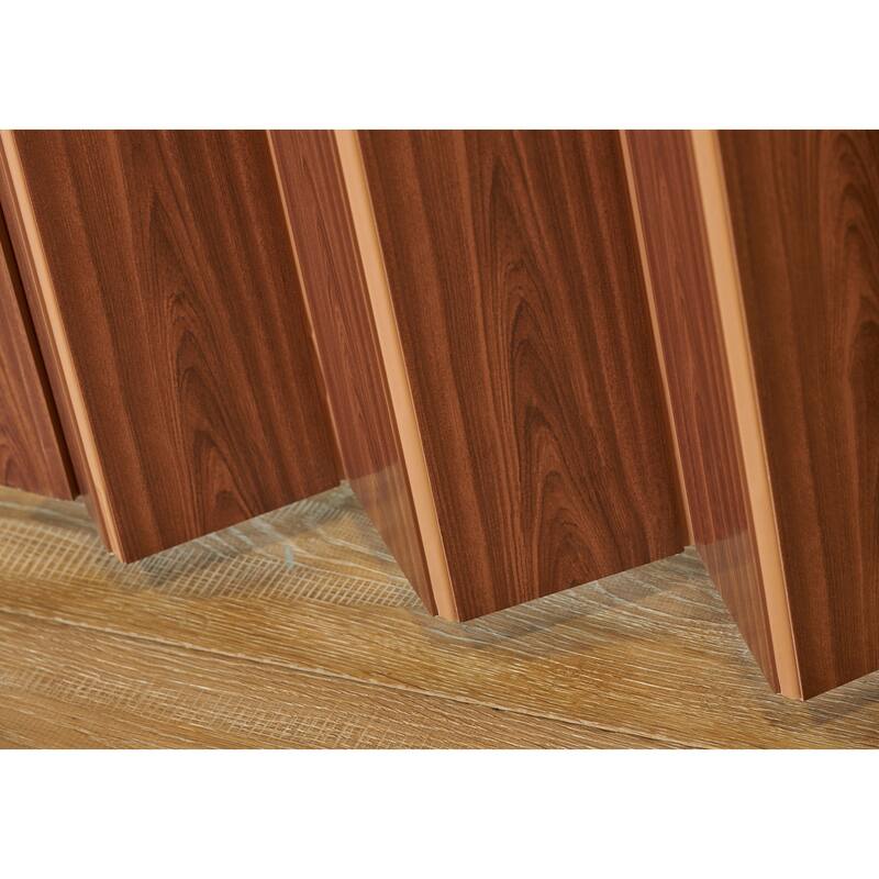 Homestyle Echo PVC Folding Door 36-inch Chestnut