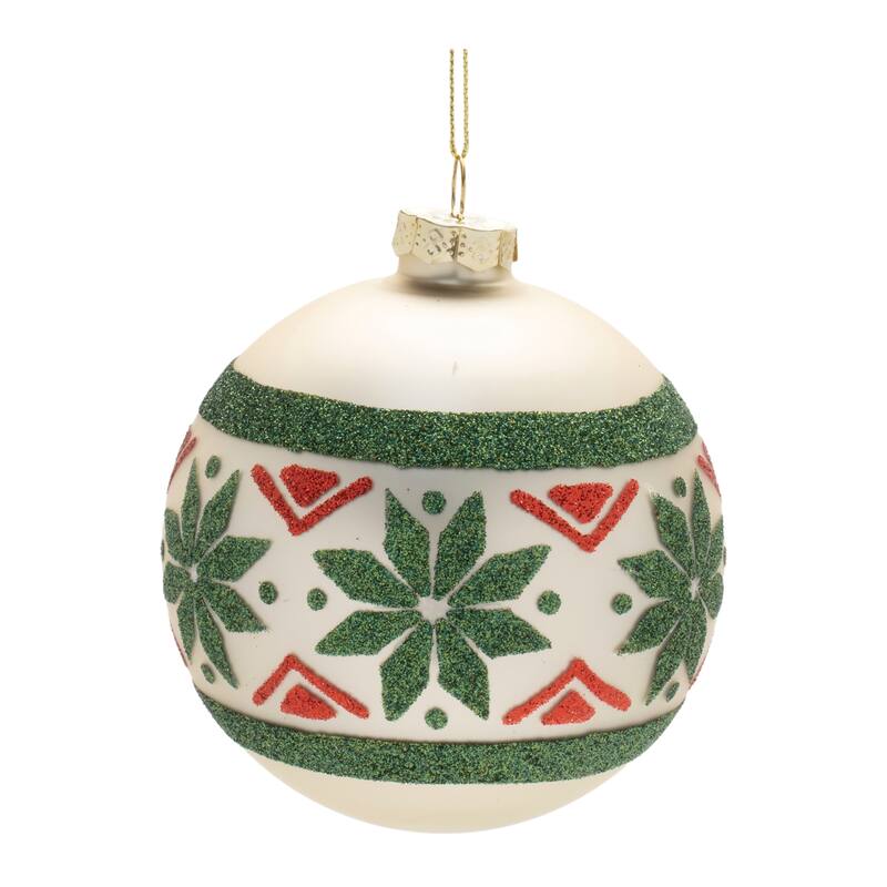 Nordic Glass Ball Ornament (Set of 6) - N/A