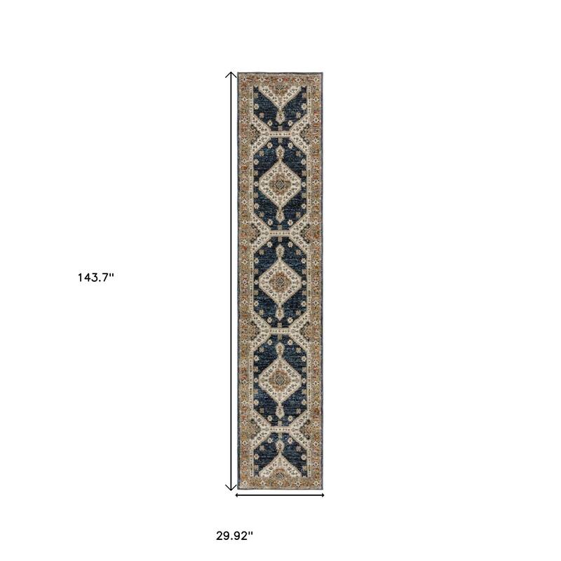 HomeRootsMedallion Bohemian Rectangle Area Rug