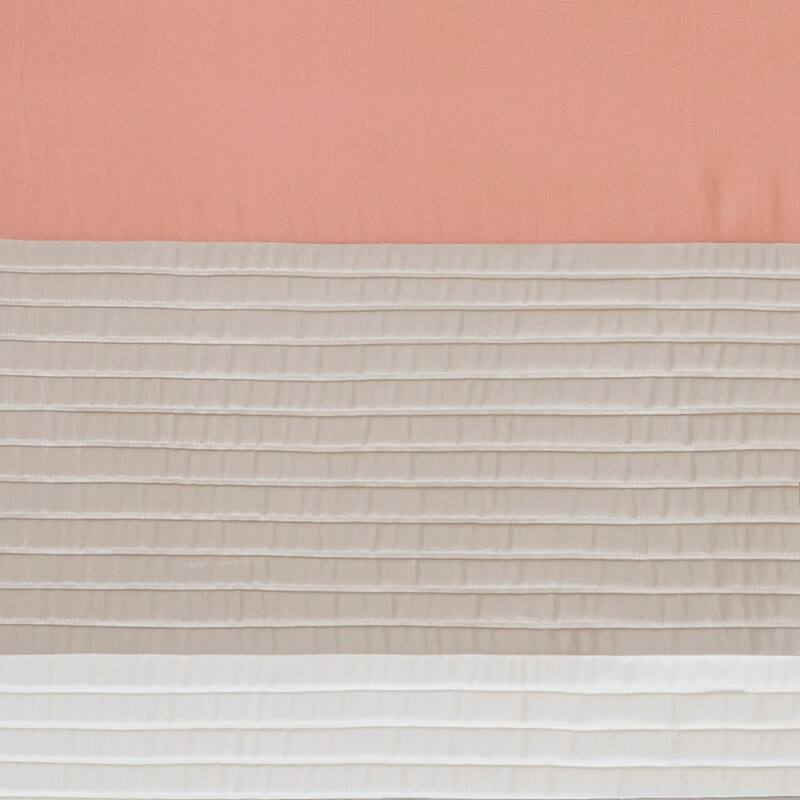 Polyoni Pintuck Curtain Panel(Only 1 Pc Panel)