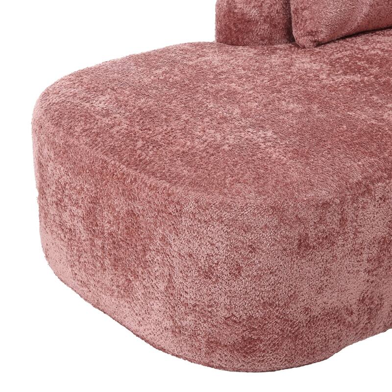 Living Room Oversized Comfy Boucle Sofa