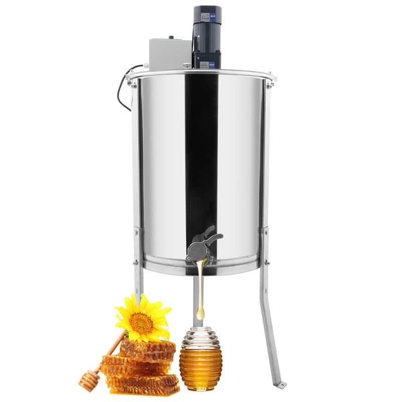 Electric 4 Frames Stainless Steel Honey Extractor - 4 Frames