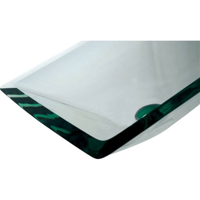 Kraus 16-1/2" Aquamarine Glass Vessel Bathroom Sink - Includes Pop-Up