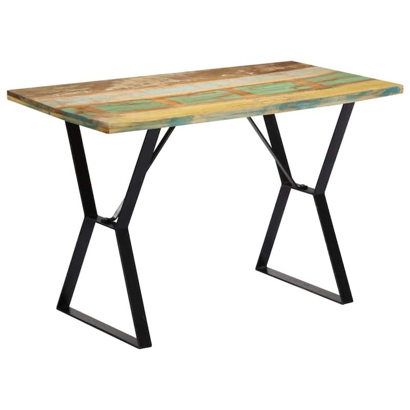 vidaXL Dining Table 47.2"x23.6"x29.9" Solid Reclaimed Wood - 47.2" x 23.6" x 29.9"