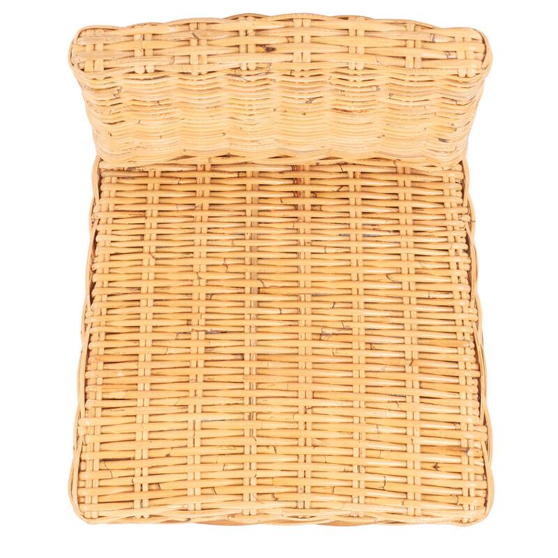 SAFAVIEH Tobie Rattan 23.6-inch Counter Stool