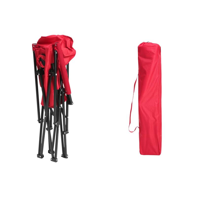 KISRAIS Outdoor High Back Portable Collapsible Chair with Cup Holder, Support 250LBS