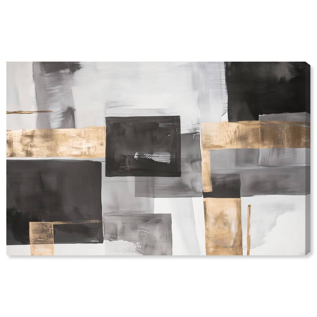 Graphite and Glimmer I Canvas by Art Remedy, Gallery Wrapped