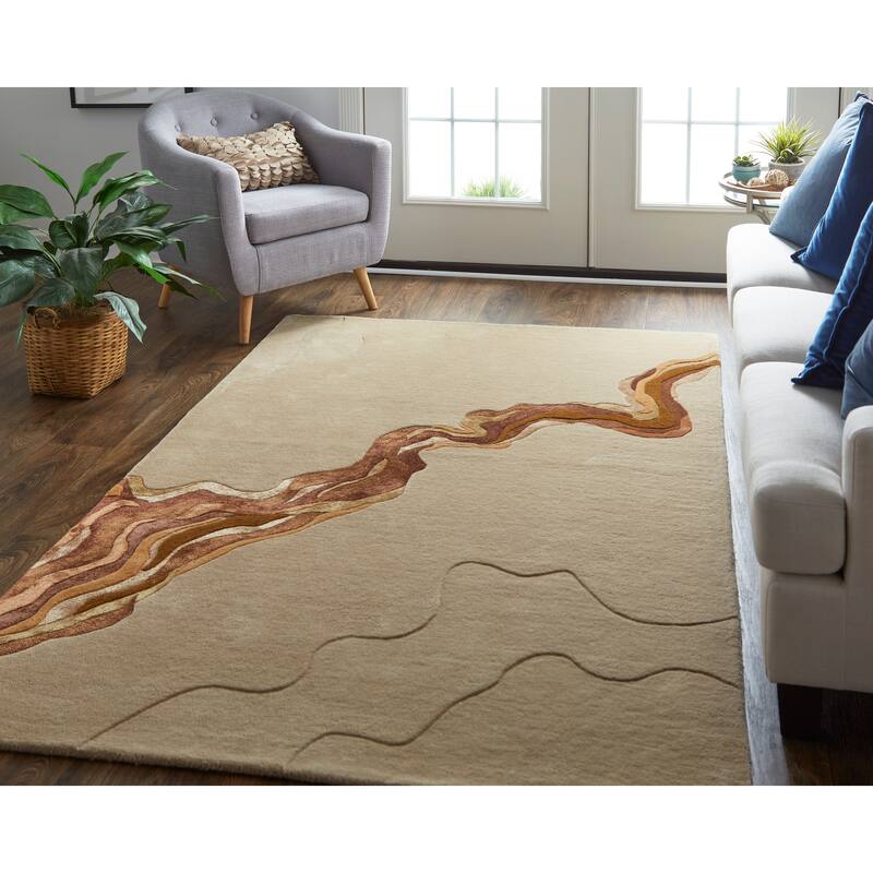 Arwyn Abstract Transitional Area Rug