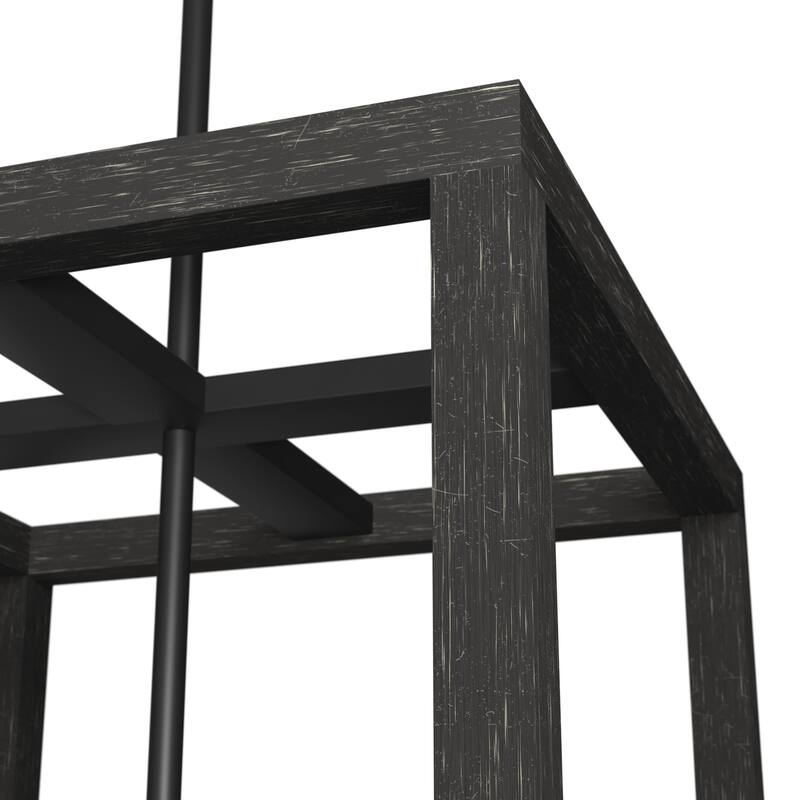 Hunter Squire Manor 15" 4-Light Pendant - Island, Dining Room, Entry - Modern Farmhouse, Transitional, Candle, Caged