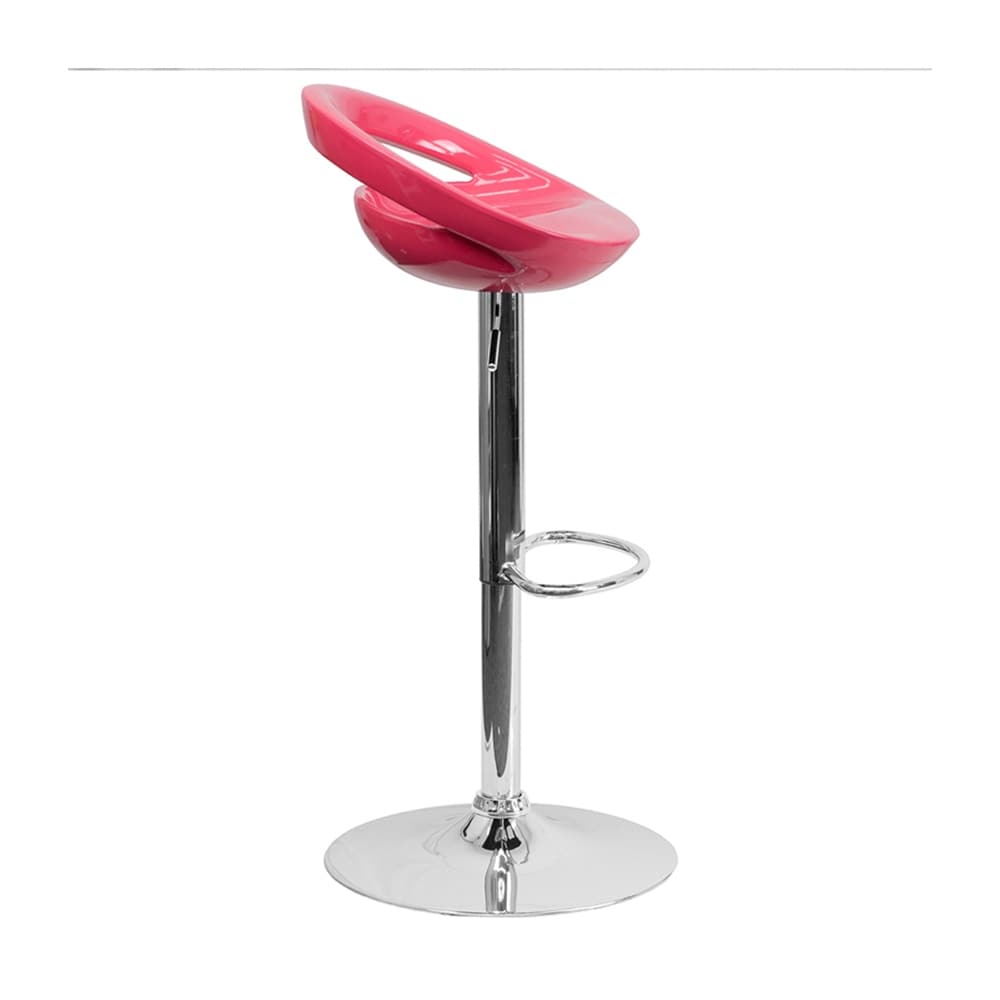 Pink Bar Stools Walmart In Store Offex Contemporary Pink Plastic