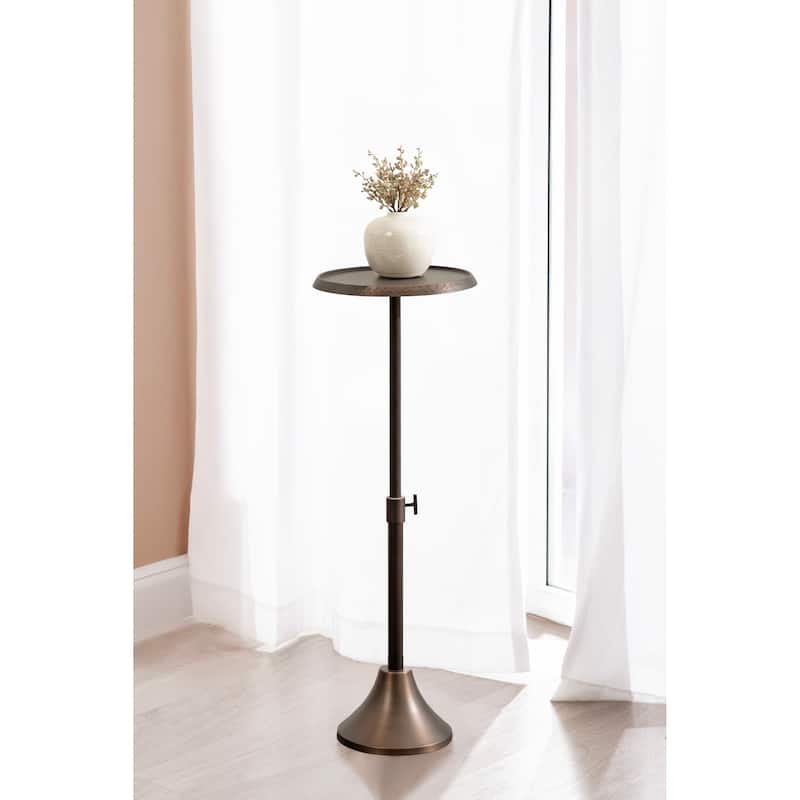 Kate and Laurel Sanzo Adjustable Metal Drink Table