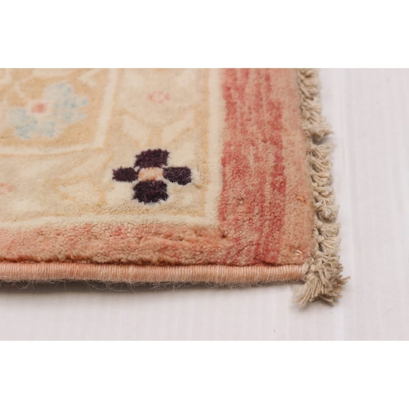 ECARPETGALLERY Hand-knotted Pako Persian 18 Of 20 Salmon Wool Rug - 8'11 x 11'9