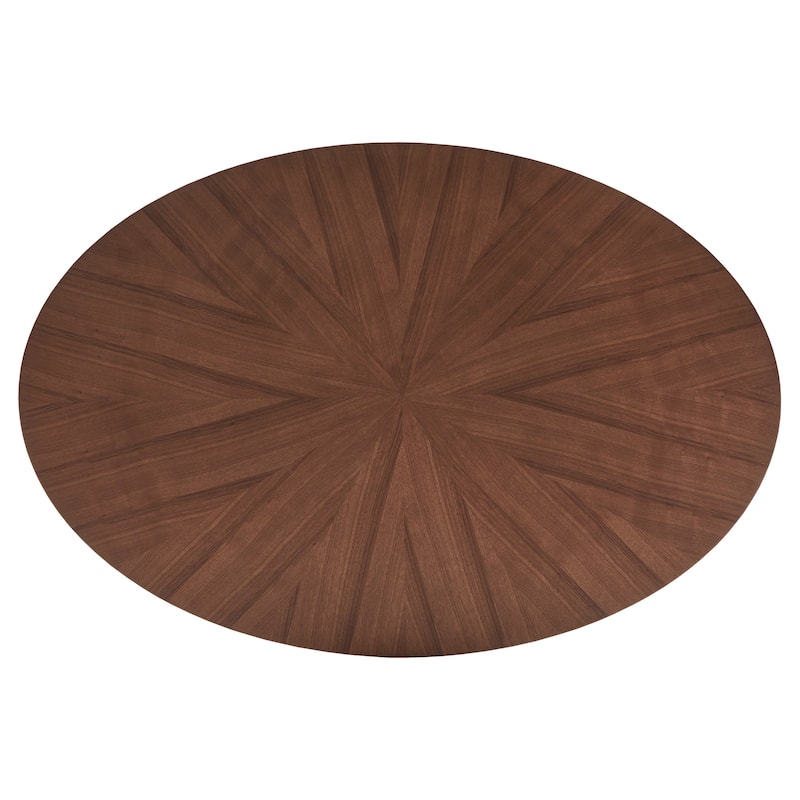 Rondo Walnut 5-pc Dining Set by iNSPIRE Q Modern