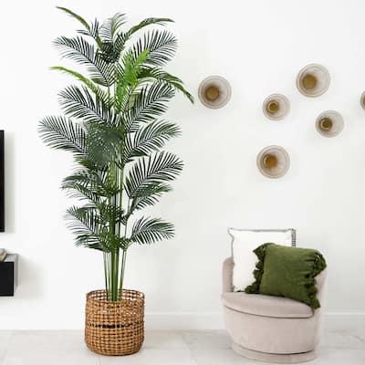 Artificial Potted Paradise Palm Tree - 10' - Green