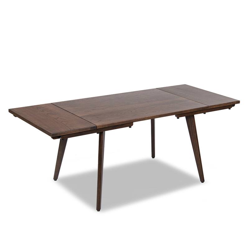 Jennifer Taylor Home Capri Solid Oak Wood Extendable Leaf Dining Set