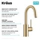 preview thumbnail 39 of 124, Kraus Oletto Single Handle 1-Hole Kitchen Bar Faucet