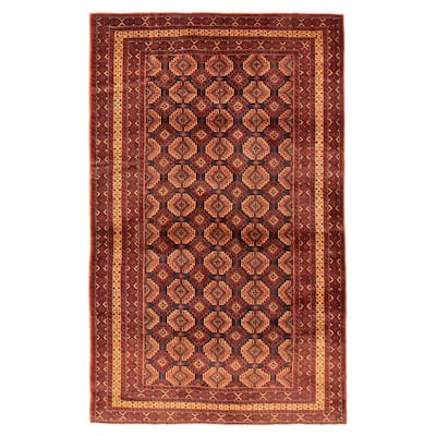 Teimani Red Rug 3'11" x 6'3" - 3'11 x 6'3