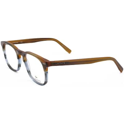 Lacoste Men's 50mm Striped Brown Blue Opticals L2832-215-50 - N/A