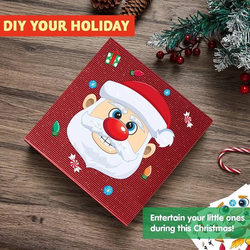Christmas Theme Mix & Match Stickers - 24 Pieces - Multicolor