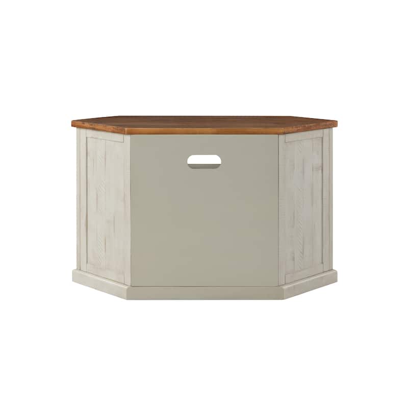 The Gray Barn Danebury Rustic 50-inch Solid Wood Corner TV Stand