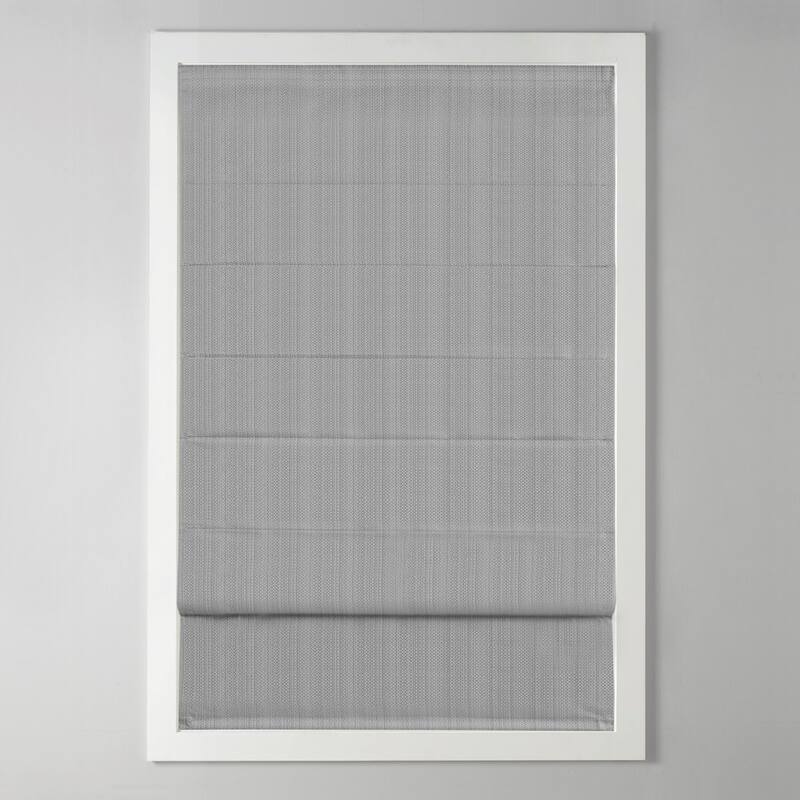 Basketweave Room Darkening Cordless Shade
