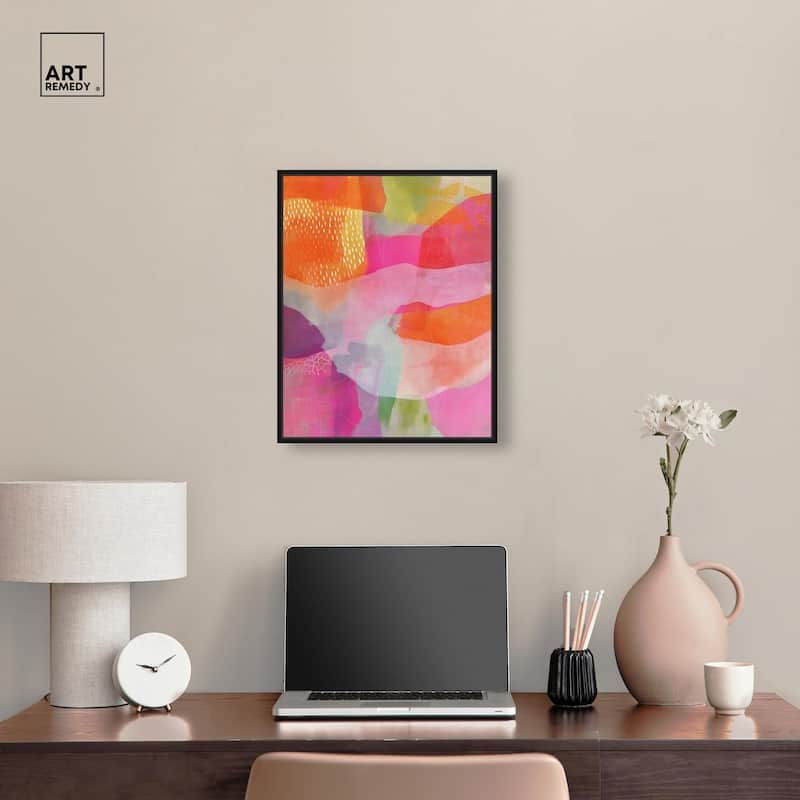 Garnet Gleam IV Canvas by Art Remedy
