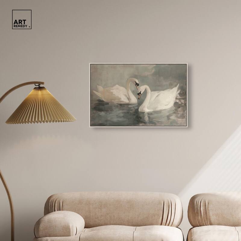 Ivory Idyllic Canvas by Art Remedy