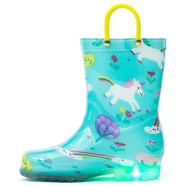light up rain boots for boys