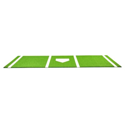 Baseball Softball Hitting Batting Mat with Tightening Rope - 10' x 3.8'