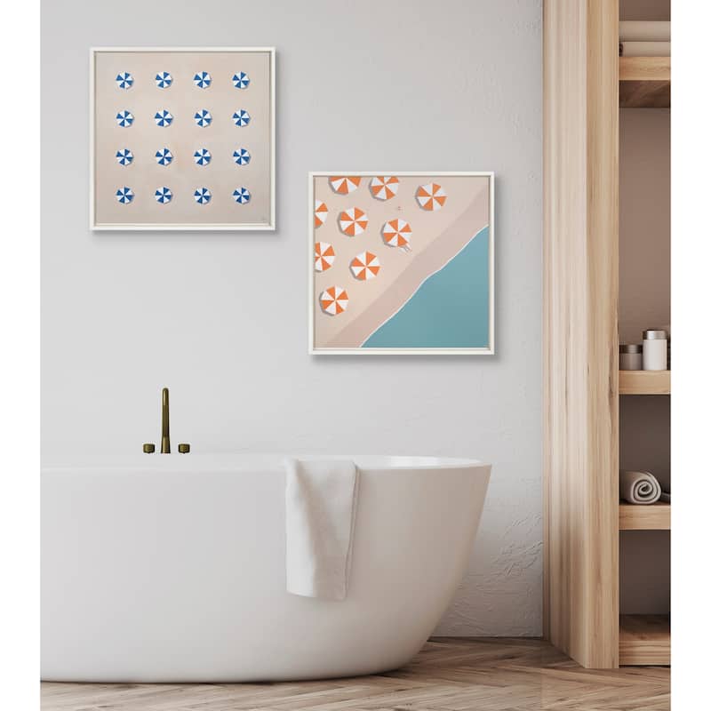 Kate and Laurel Sylvie The Early Bird Framed Canvas by Rachel Bolgov