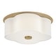preview thumbnail 1 of 7, Hinkley Lighting 46441 Delaney 2 Light 14" Wide Flush Mount Drum Heritage Brass