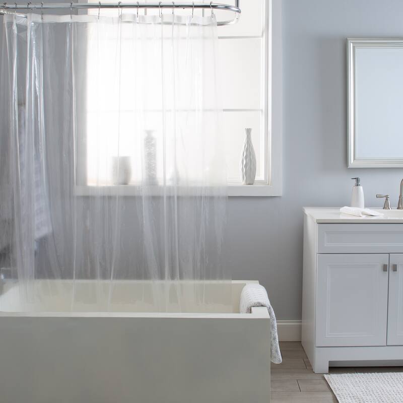 Bath Bliss Shower Liner in Clear