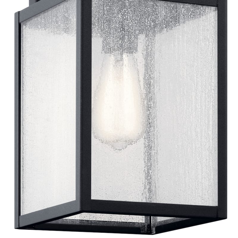 Kichler Lighting Lahden 17 in. 1-Light Textured Black Outdoor Wall Sconce