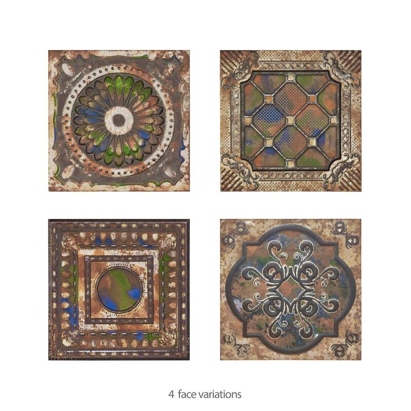 Merola Tile Ritz Anticatto Color 7-7/8" x 7-7/8" Ceramic Wall Tile