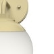preview thumbnail 5 of 11, Hunter Hepburn 1 Light Sconce Wall Light - Hallway, Bathroom - Vintage, Mid-Century Modern, Glam - Damp Rated!